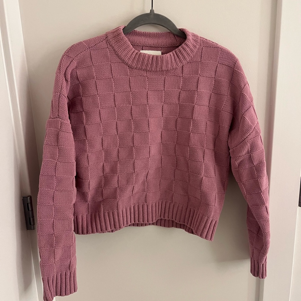 Abercrombie & Fitch Mauve Crew Neck Sweater